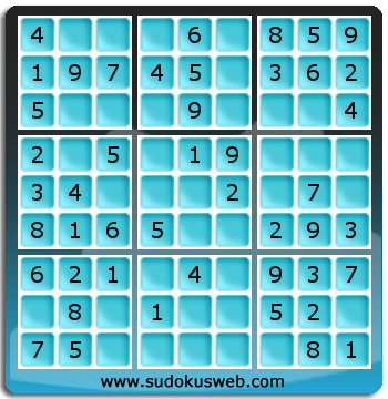 Nivel Muito Facil de Sudoku