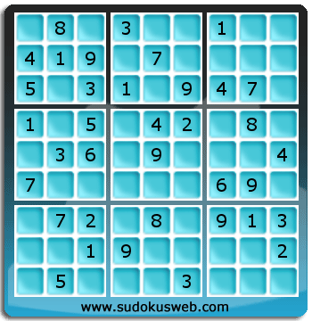 Nivel Facil de Sudoku Nivel Facil de Sudoku
