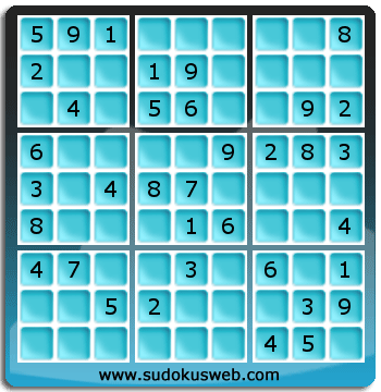 Sudoku von einfacher höhe