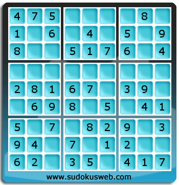 Sudoku de Niveau Très Facile