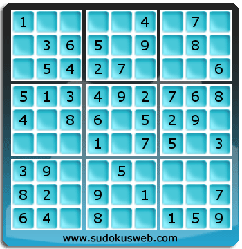 Sudoku de Nivel Muy Fácil