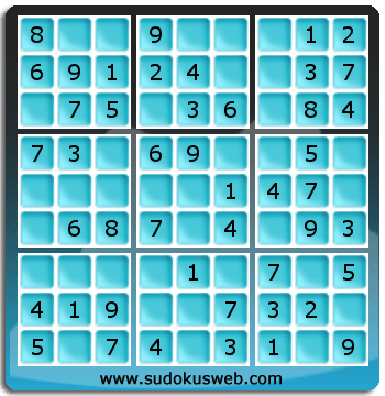 Sudoku von sehr einfacher höhe