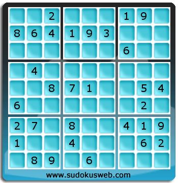 Sudoku von mittelmässiger höhe