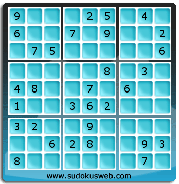 Sudoku von mittelmässiger höhe