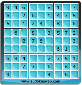 Nivel Muito Facil de Sudoku Nivel Muito Facil de Sudoku