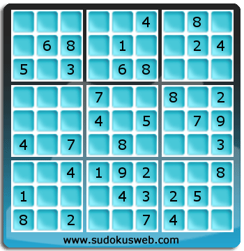 Sudoku von einfacher höhe