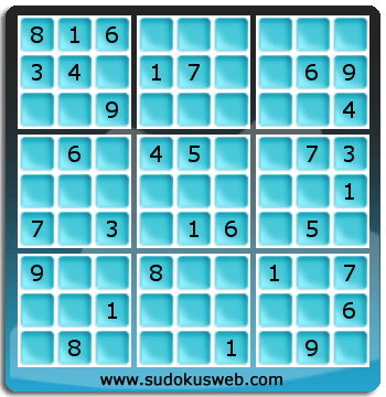 Sudoku von mittelmässiger höhe