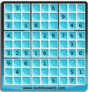 Sudoku von mittelmässiger höhe