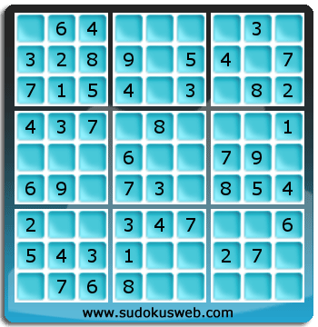 Sudoku de Nivel Muy Fácil