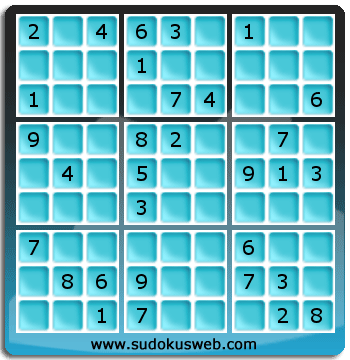 Sudoku von mittelmässiger höhe