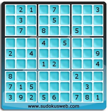 Sudoku von mittelmässiger höhe