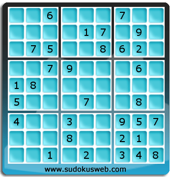 Sudoku von mittelmässiger höhe