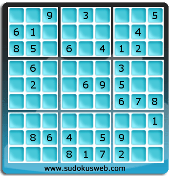 Sudoku von mittelmässiger höhe