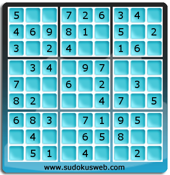 Sudoku de Niveau Très Facile Sudoku de Niveau Très Facile