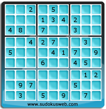 Sudoku von mittelmässiger höhe