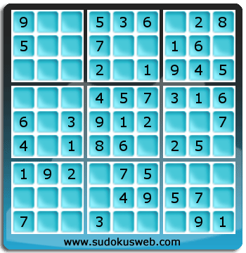 Sudoku de Niveau Très Facile Sudoku de Niveau Très Facile