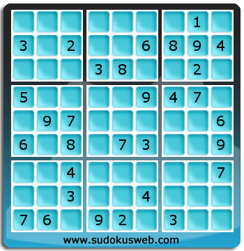 Sudoku von mittelmässiger höhe