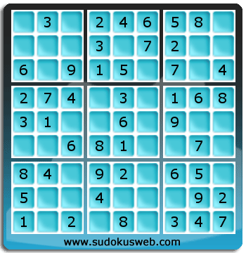 Sudoku von sehr einfacher höhe