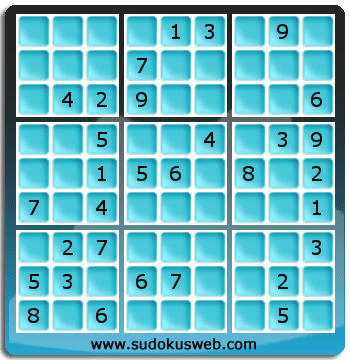 Sudoku von mittelmässiger höhe