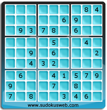 Sudoku von mittelmässiger höhe