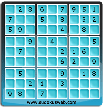 Sudoku von einfacher höhe