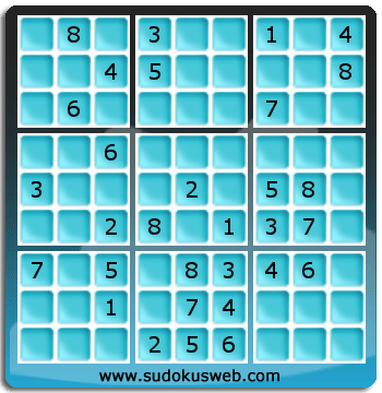 Sudoku von mittelmässiger höhe