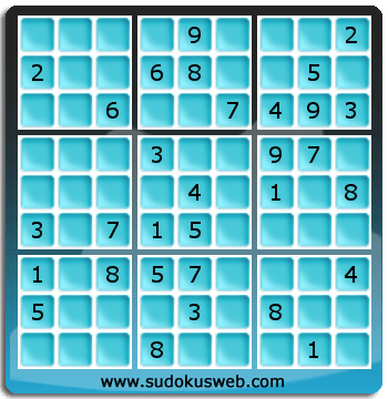 Sudoku von mittelmässiger höhe