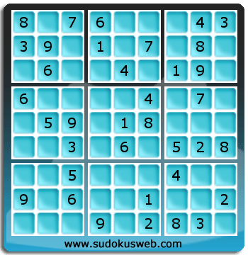 Sudoku de Niveau Facile Sudoku de Niveau Facile