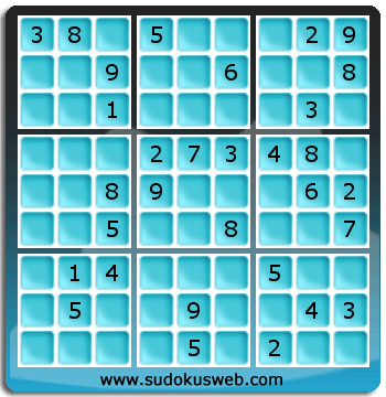 Sudoku von mittelmässiger höhe