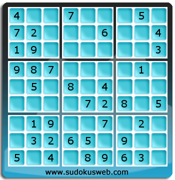Sudoku de Niveau Facile Sudoku de Niveau Facile