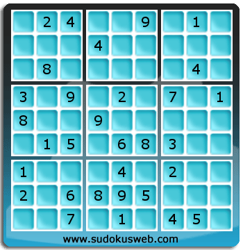 Sudoku von mittelmässiger höhe