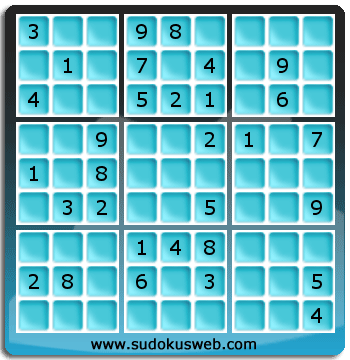 Sudoku von mittelmässiger höhe