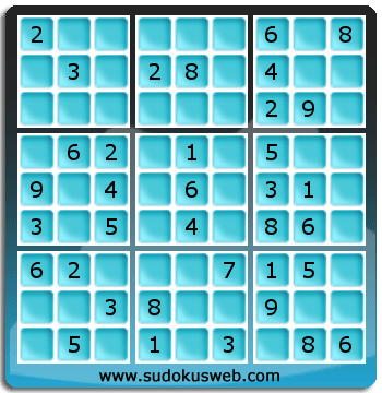 Nivel Facil de Sudoku Nivel Facil de Sudoku