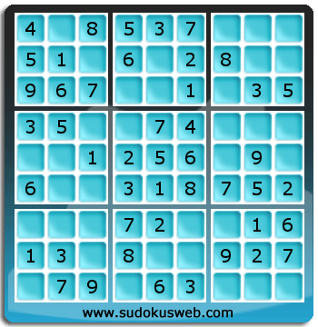 Sudoku de Nivel Muy Fácil