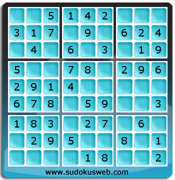 Sudoku de Niveau Très Facile Sudoku de Niveau Très Facile