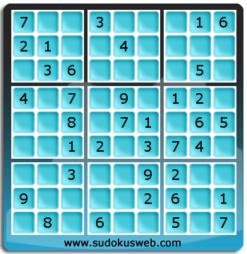 Nivel Facil de Sudoku Nivel Facil de Sudoku