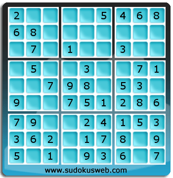Nivel Muito Facil de Sudoku Nivel Muito Facil de Sudoku