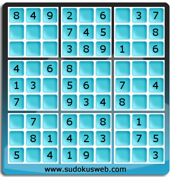 Nivel Muito Facil de Sudoku Nivel Muito Facil de Sudoku