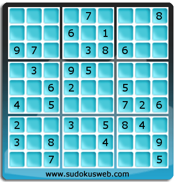 Sudoku von mittelmässiger höhe