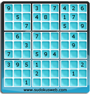 Sudoku von mittelmässiger höhe