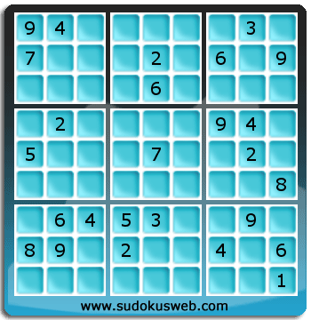Nivel Dificil de Sudoku Nivel Dificil de Sudoku