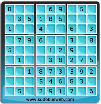 Sudoku de Niveau Très Facile Sudoku de Niveau Très Facile