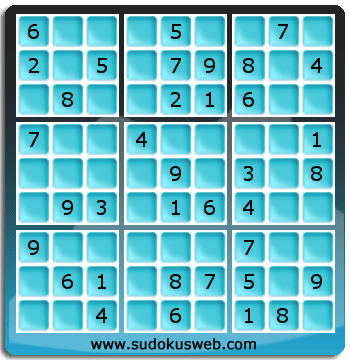 Sudoku de Nivel Fácil Sudoku de Nivel Fácil