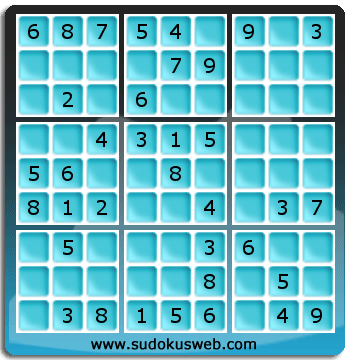 Sudoku de Nivel Fácil Sudoku de Nivel Fácil