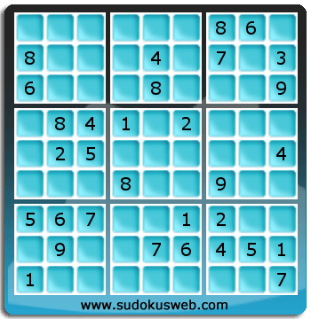 Sudoku von mittelmässiger höhe