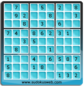 Sudoku von einfacher höhe