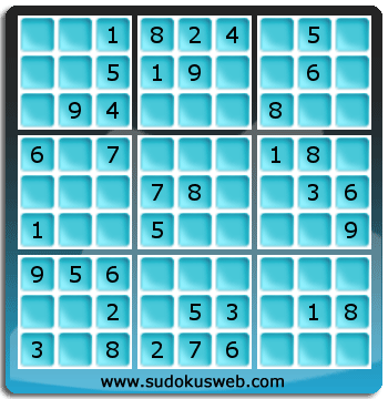 Sudoku von einfacher höhe