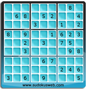 Sudoku von mittelmässiger höhe