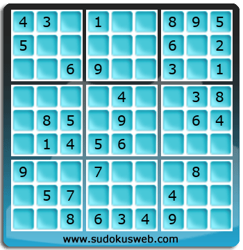 Sudoku von einfacher höhe