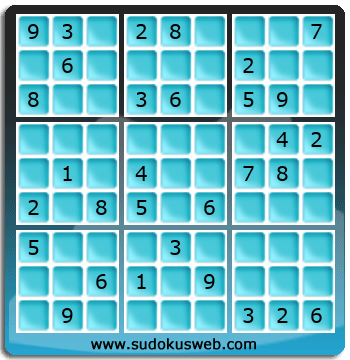 Sudoku von mittelmässiger höhe